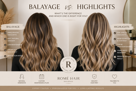 Balayage vs Highlights