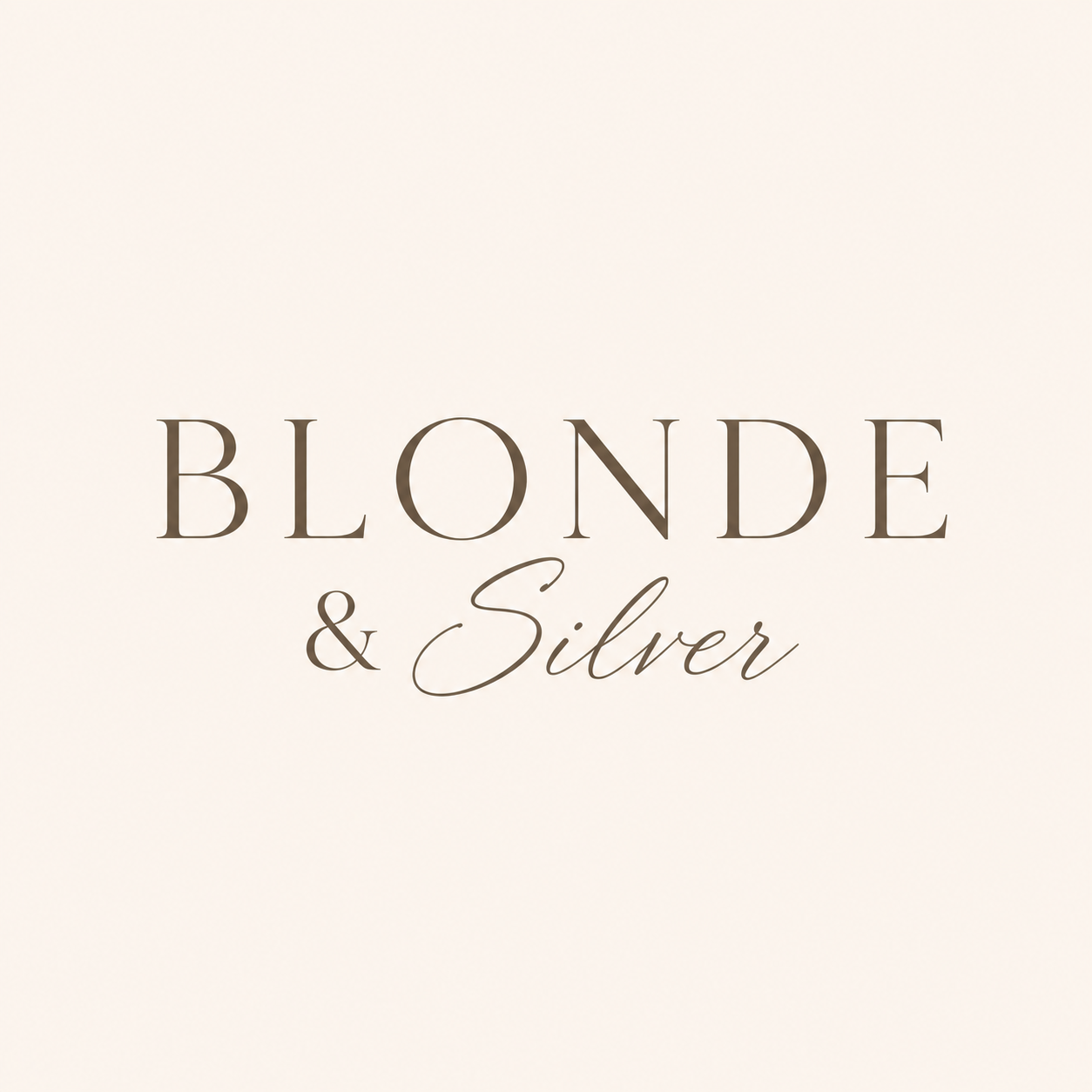 Blonde & Silver Hair