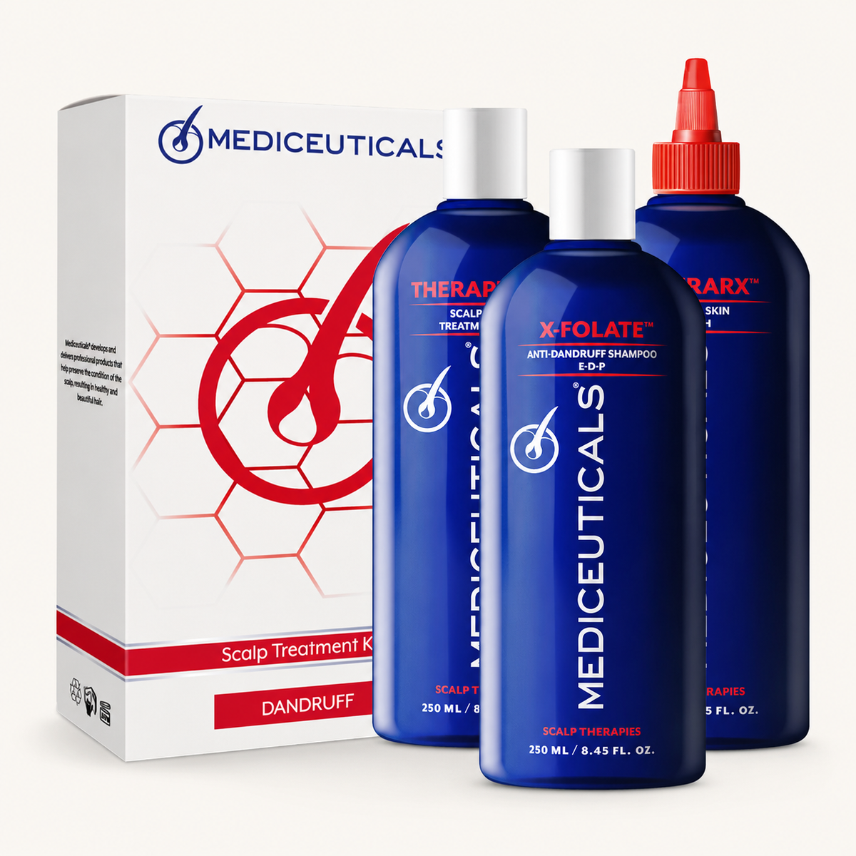 Mediceuticals Scalp Treatment Kit Dandruff | 3-Step Routine